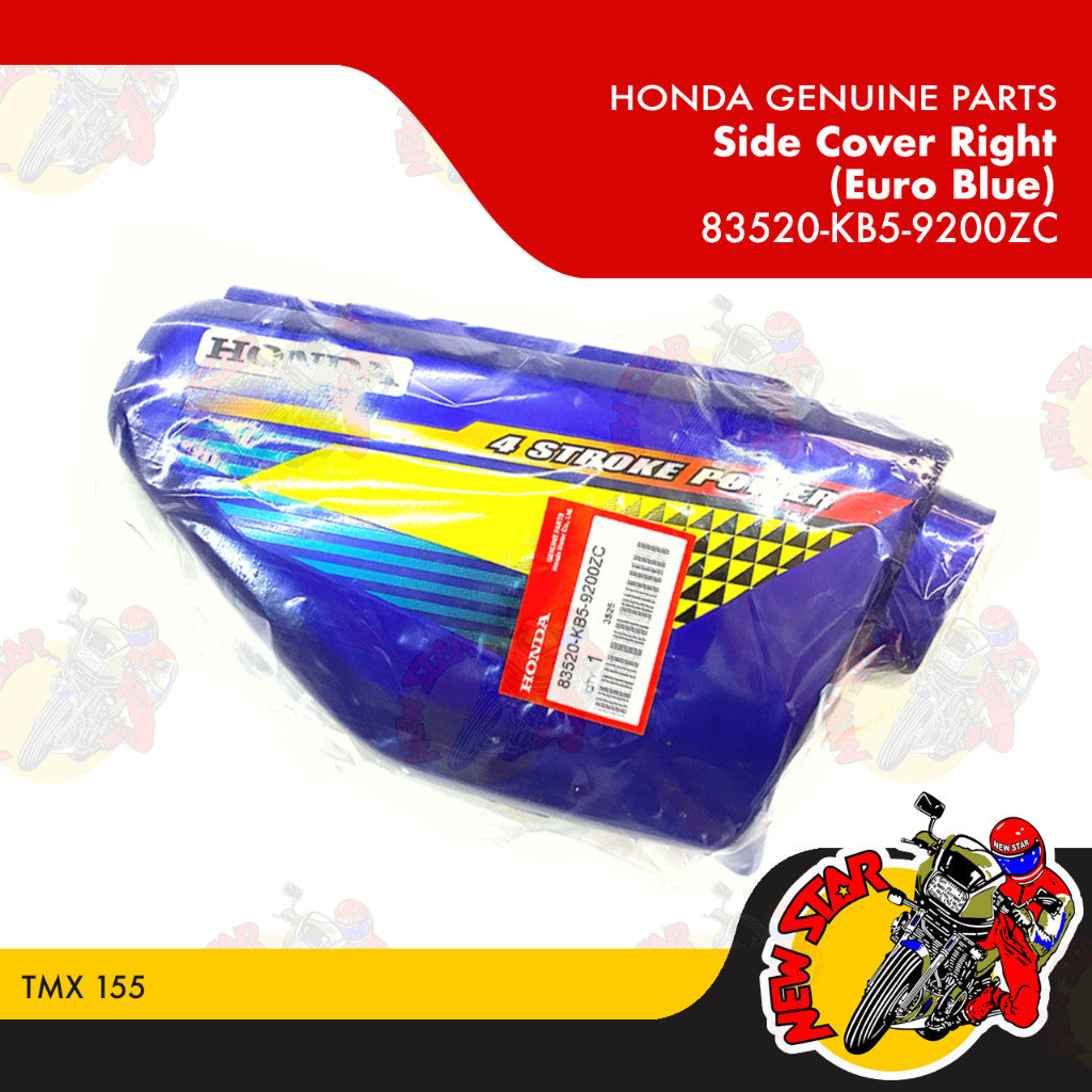 83520-KB5-9200ZC | Side Cover (Euro Blue) | Genuine Honda parts | TMX155