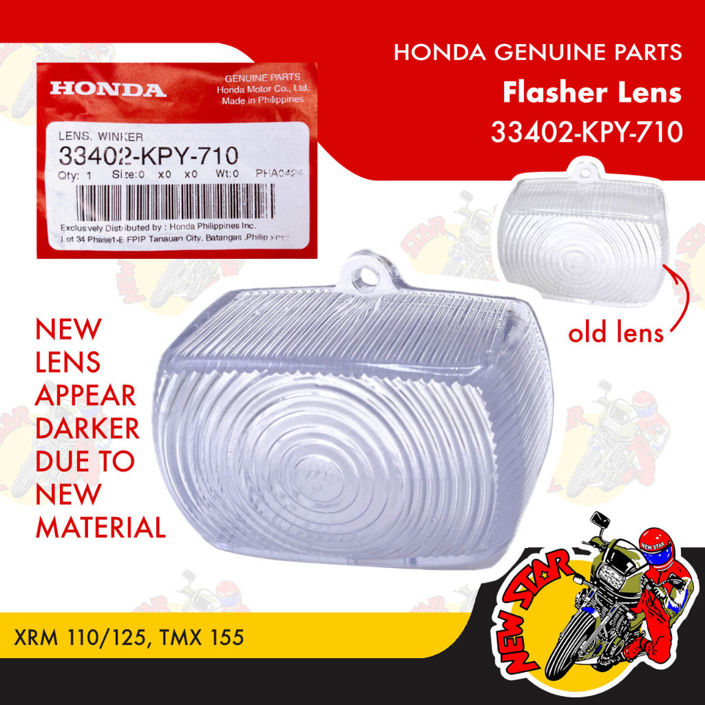 33402-KPY-710 | Flasher Lens | Genuine Honda parts | XRM 110/125 TMX 155