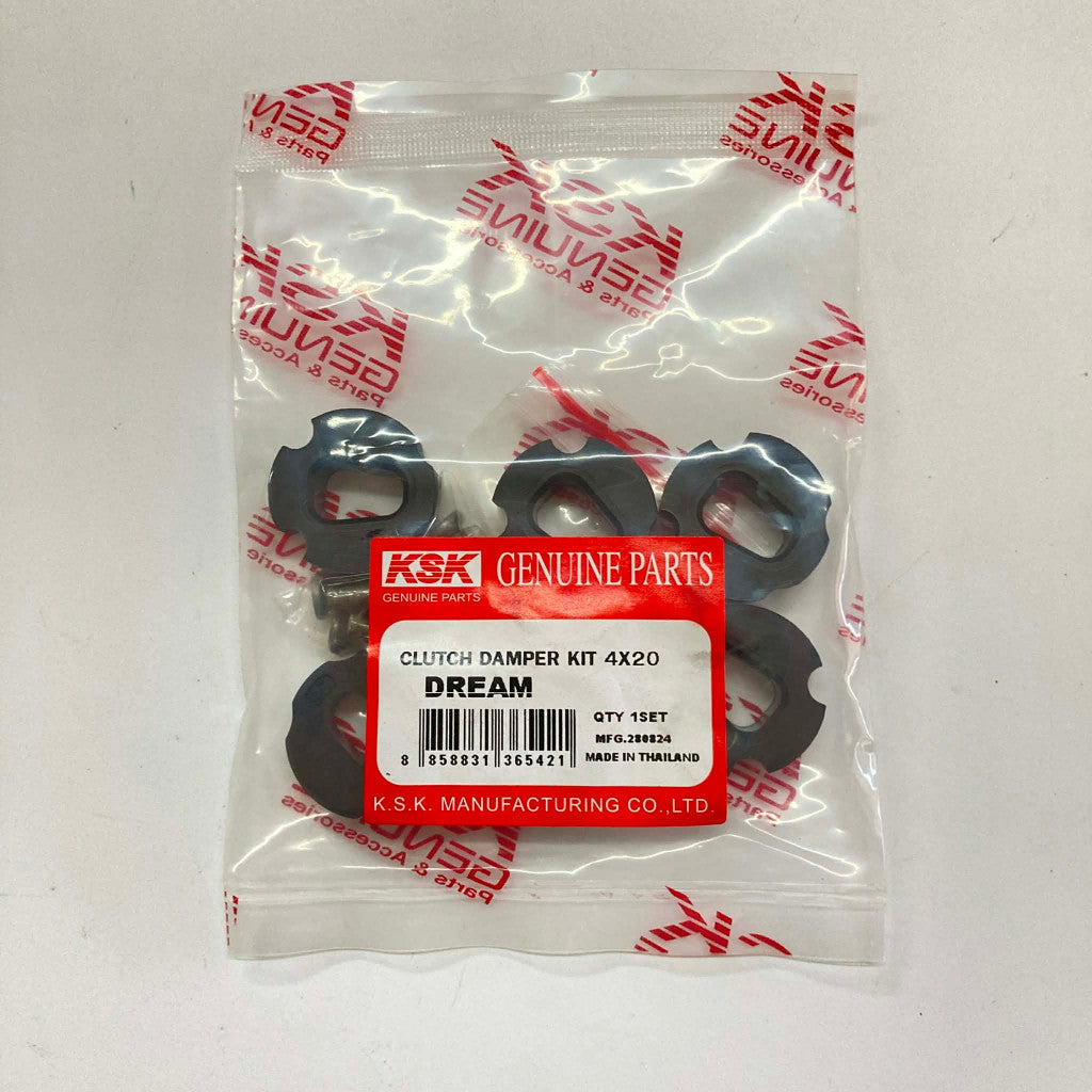 KSK-DREAM-CLUTCHDAMPERKIT-4X20 | Clutch Damper Kit 4X20 | Genuine Ksk parts | Wave110 Alpha