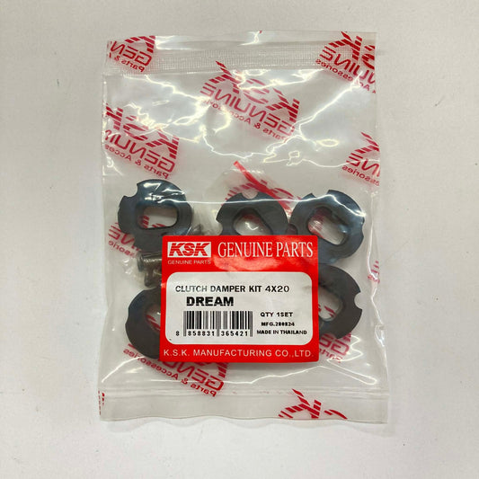 KSK-DREAM-CLUTCHDAMPERKIT-4X20 | Clutch Damper Kit 4X20 | Genuine Ksk parts | Wave110 Alpha