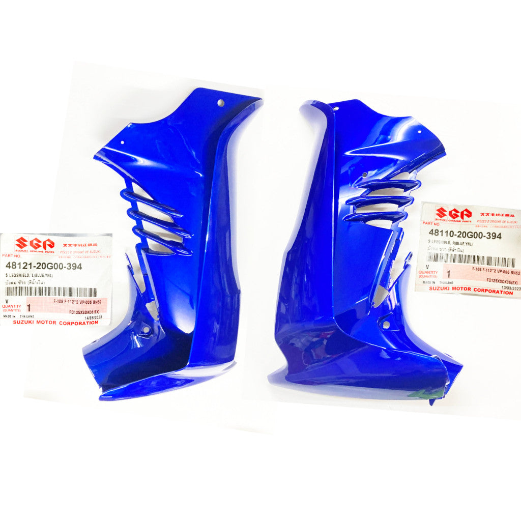 Shogun R 125 (Old) Legshield (Medium Metallic Blue) | Genuine Suzuki parts