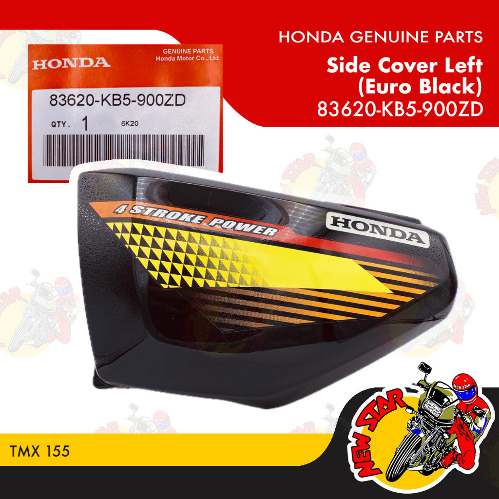 TMX 155 Side Cover Set (Euro Black) | Genuine Honda parts