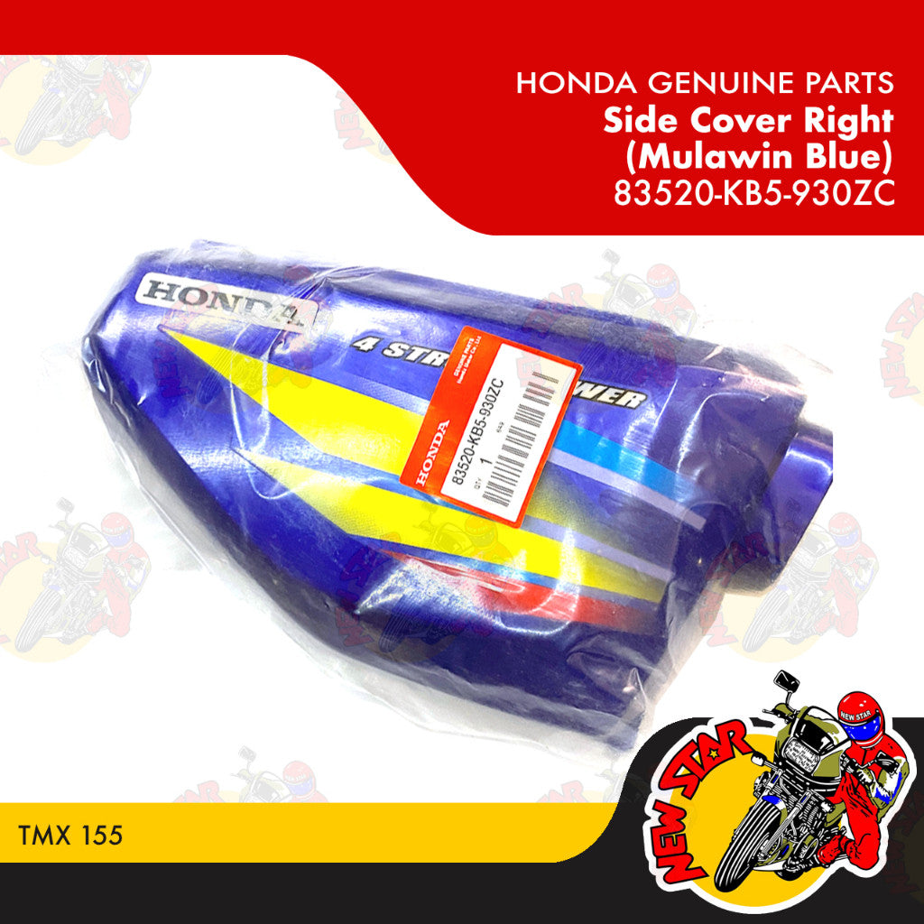 83520-KB5-930ZC | Side Cover (Mulawin Blue) | Genuine Honda parts | TMX155