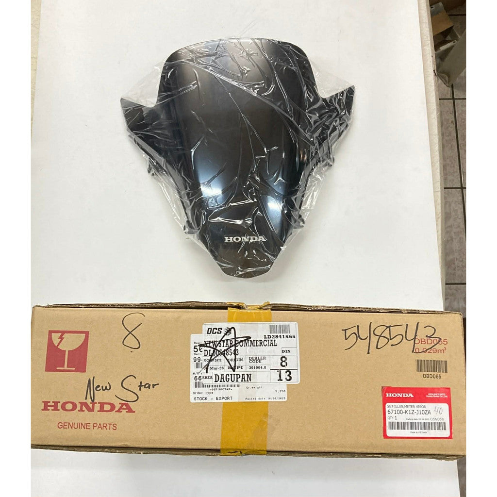 67100-K1Z-J10ZA | Meter Visor Set Type 1 | Genuine Honda parts | PCX160