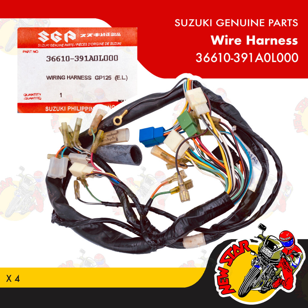 36610-391A0L000 | Wire Harness | Genuine Suzuki parts | X 4