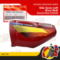 TMX 155 Side Cover Set (Euro Red) | Genuine Honda parts