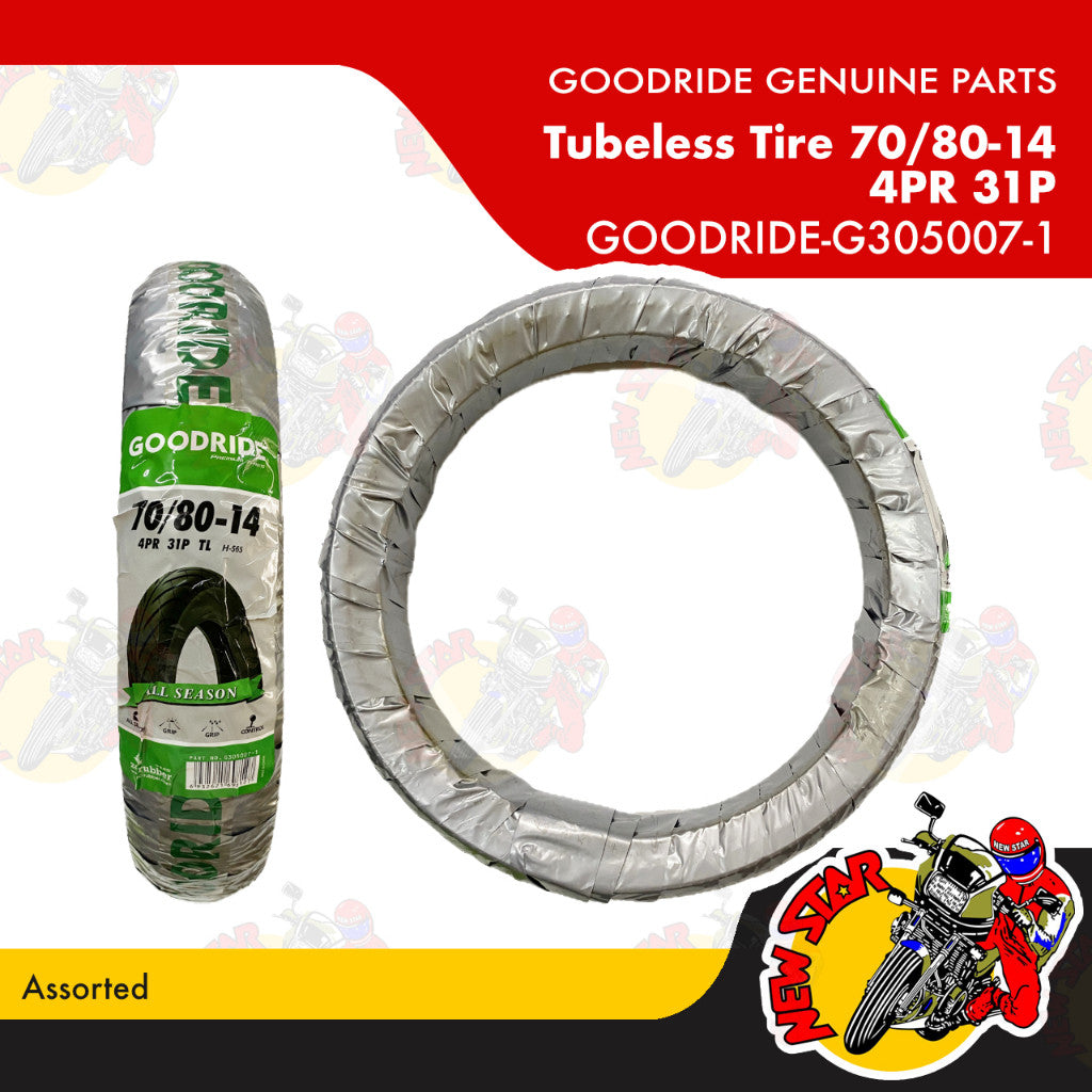 Goodride All Season Tubeless Tires x14 | Genuine Goodride tires