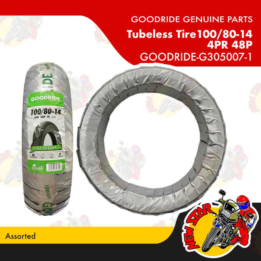 Goodride All Season Tubeless Tires x14 | Genuine Goodride tires