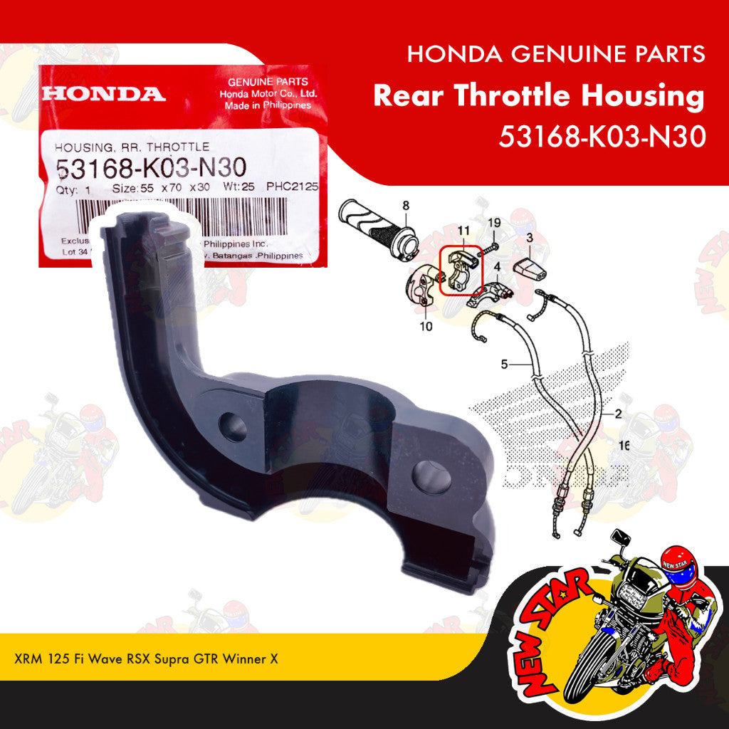 XRM 125 Fi Throttle Housing XRM | Genuine Honda parts