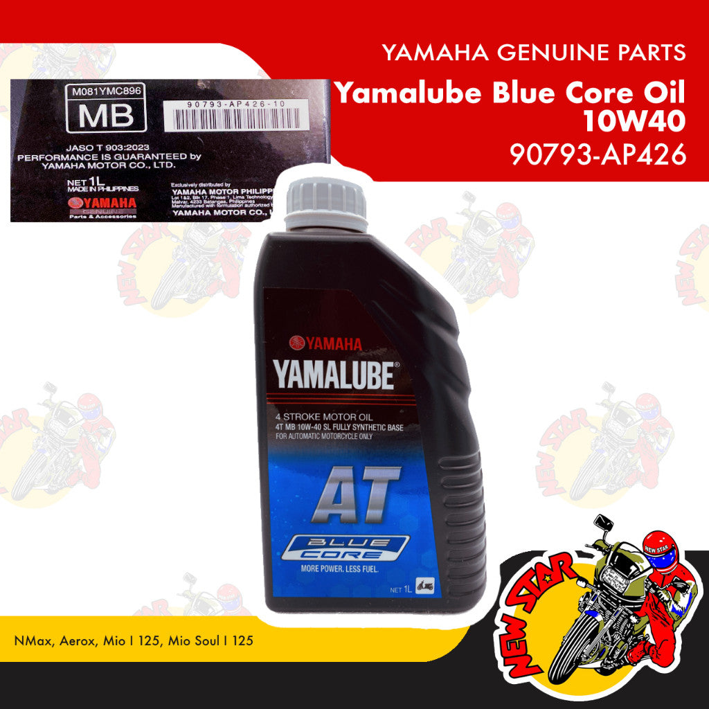 90793-AP426 | Yamalube Blue Core Oil 10W40 | Genuine Yamaha parts | NMax Aerox Mio I 125
