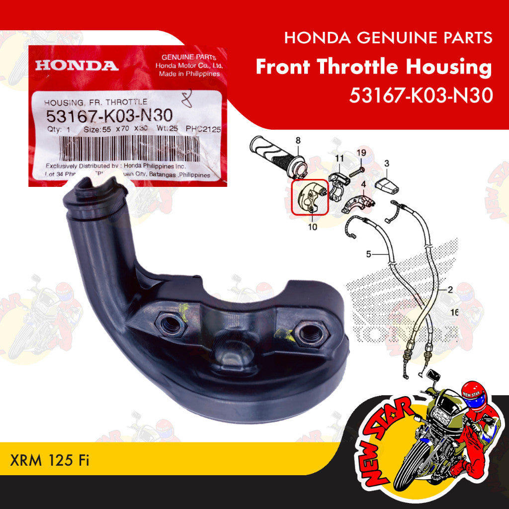 XRM 125 Fi Throttle Housing XRM | Genuine Honda parts