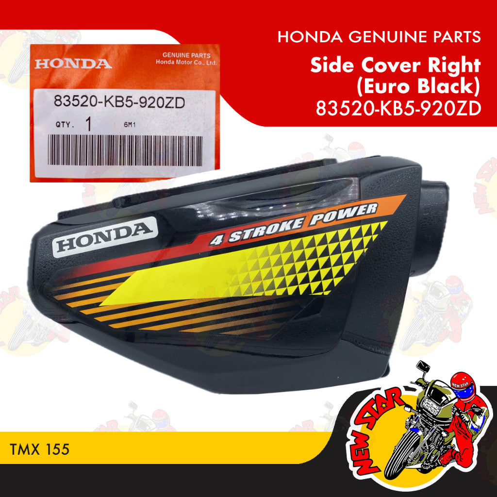 TMX 155 Side Cover Set (Euro Black) | Genuine Honda parts