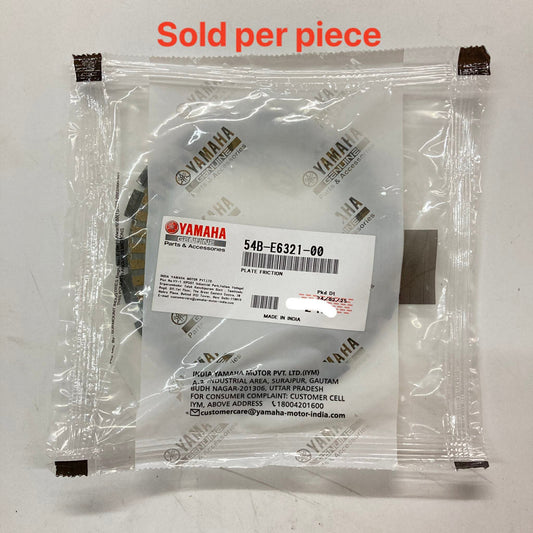 54B-E6321-00 | Friction Plate | Genuine Yamaha parts | YTX125
