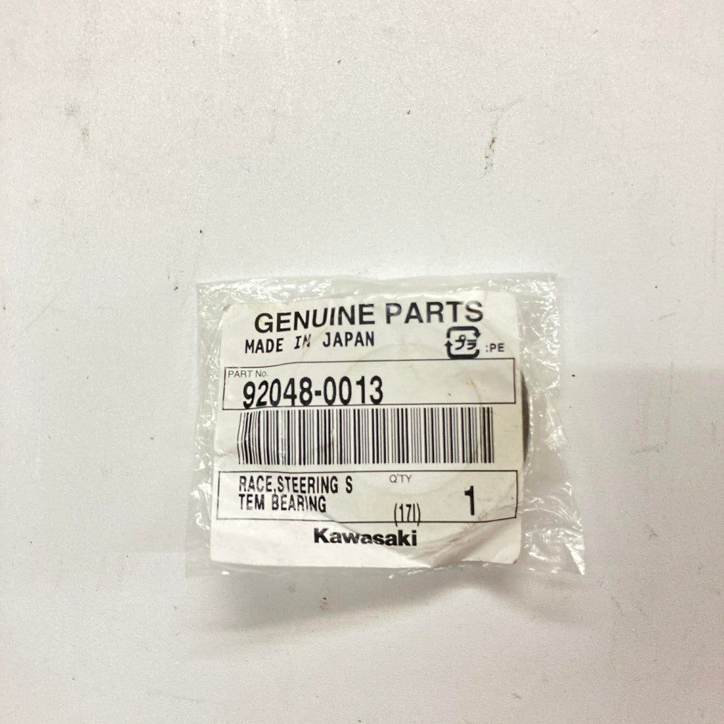 92048-0013 | Steering Stem Bearing Race | Genuine Kawasaki parts | Fury 125