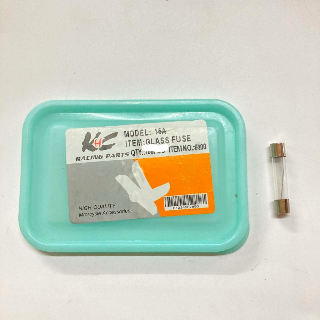 KHC-ASSORTED-GLASSFUSE-15A | Glass Fuse 15A | Genuine Khc parts | Assorted