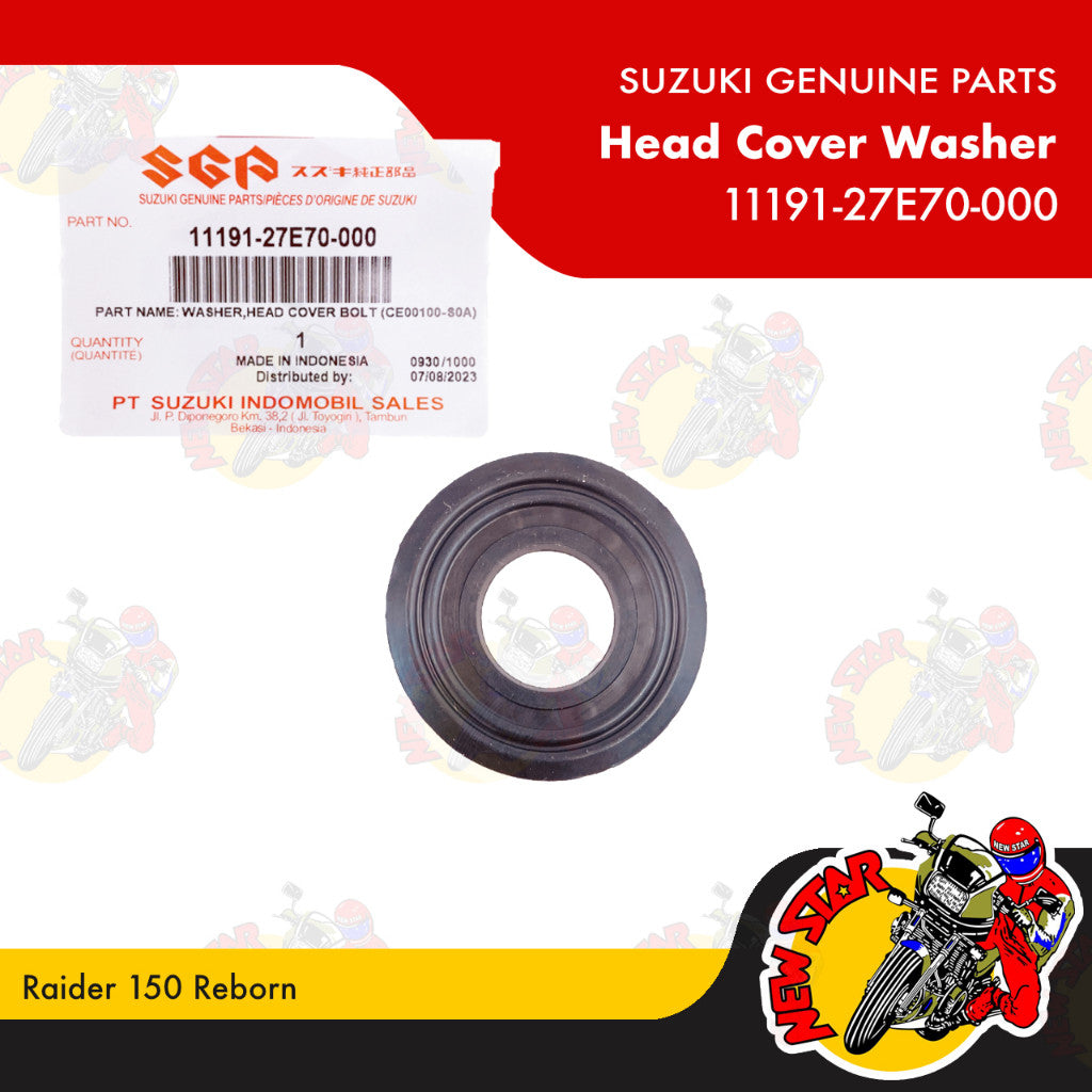 11191-27E20-000 | Head Cover Washer | Genuine Suzuki parts | Raider 150 Reborn