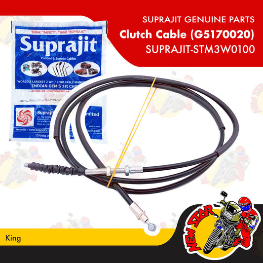 SUPRAJIT-STM3W0100 | Clutch Cable (G5170020) | Genuine Suprajit parts | King