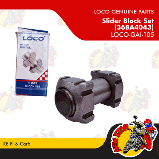 LOCO-GAI-105 | Slider Block Set (36BA4043) | Genuine Loco parts | RE Fi & Carb