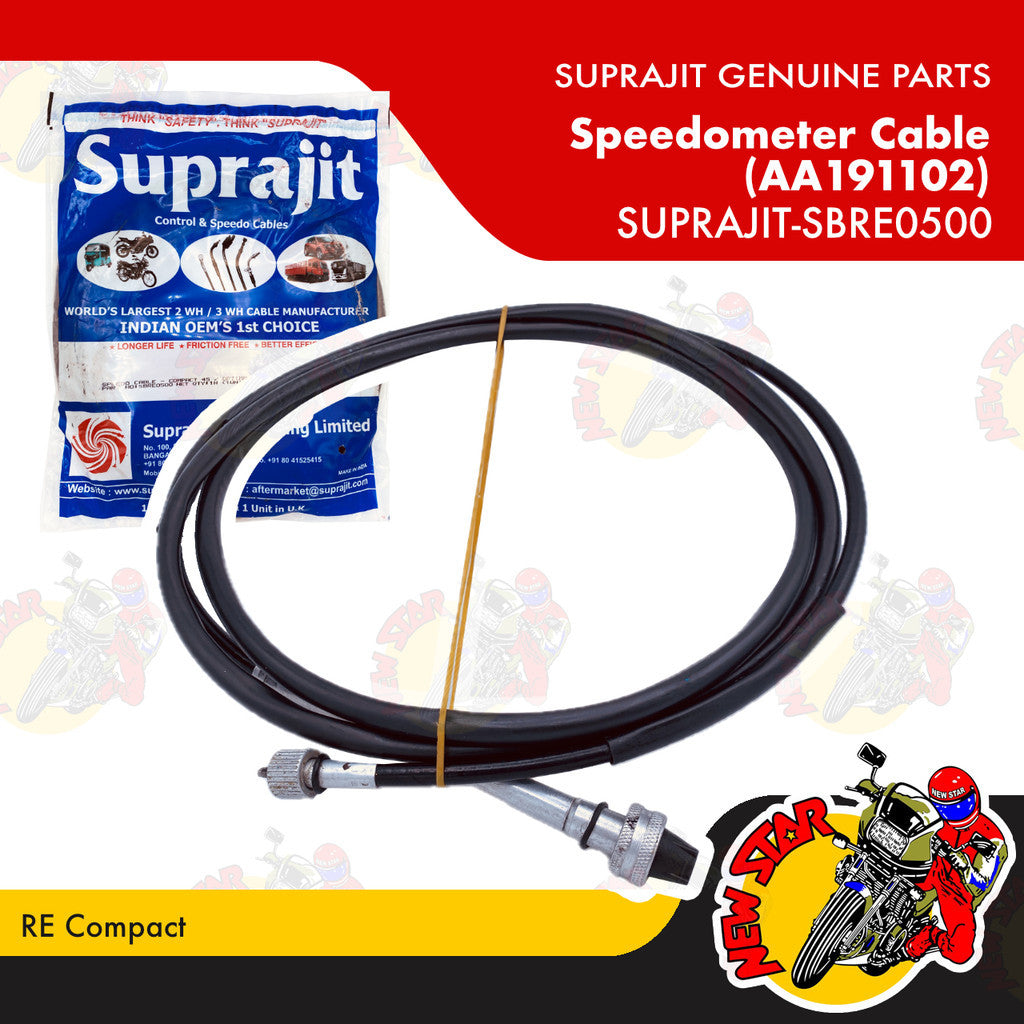 SUPRAJIT-SBRE0500 | Speedometer Cable (AA191102) | Genuine Suprajit parts | RE Compact