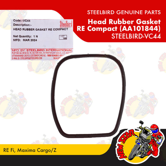 STEELBIRD-VC44 | Head Rubber Gasket RE Compact (AA101844) | Genuine Steelbird parts | RE Fi