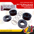 LOCO-GAI-116 | W.C. Kit Minor Set of 6 Rear (24151114) | Genuine Loco parts |