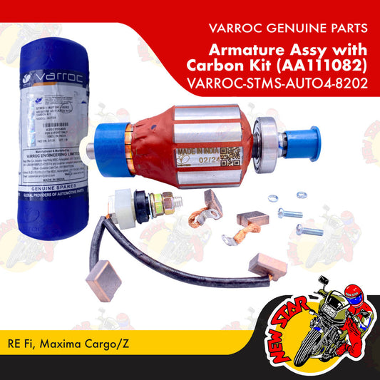 VARROC-STMS-AUTO4-8202 | Armature Assy Auto4 with Carbon Kit (AA111082) | Genuine Varroc parts |