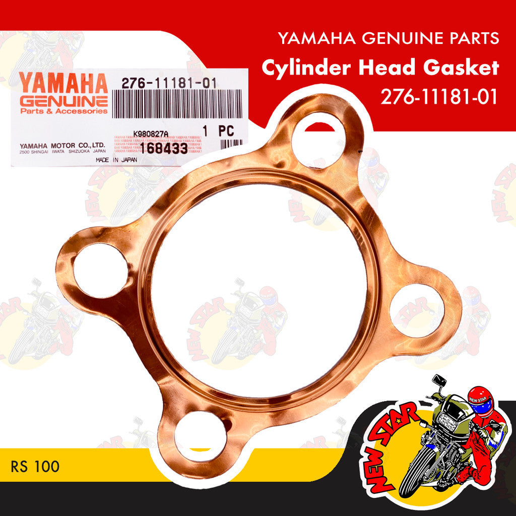 276-11181-01 | Cylinder Head Gasket | Genuine Yamaha parts | RS 100