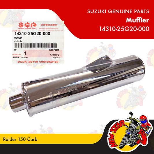14310-25G20-000 | Muffler | Genuine Suzuki parts | Raider 150 Carb