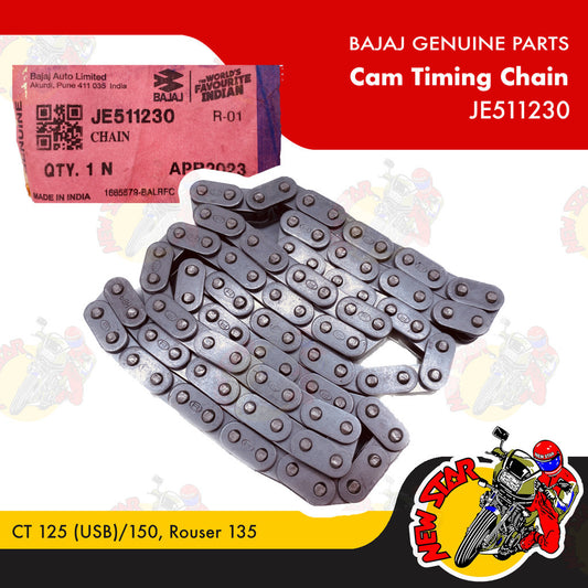 JE511230 | Cam Timing Chain (94 Links) | Genuine Bajaj parts | CT 125 (USB)/150 Rouser 135