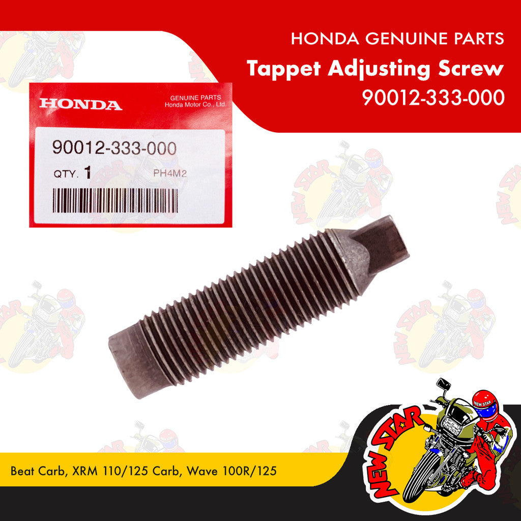 90012-333-000 | Tappet Adjusting Screw | Genuine Honda parts | Beat Carb XRM 110/125 Carb Wave 100R