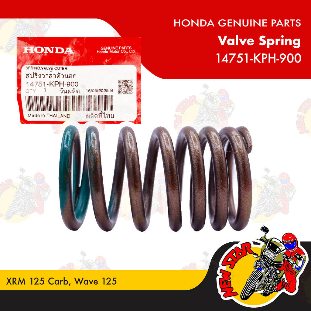 14751-KPH-900 | Valve Spring | Genuine Honda parts | XRM 125 Carb Wave 125