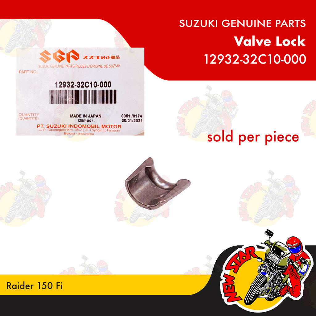 12932-32C10-000 | Valve Lock | Genuine Suzuki parts | Raider 150 Fi