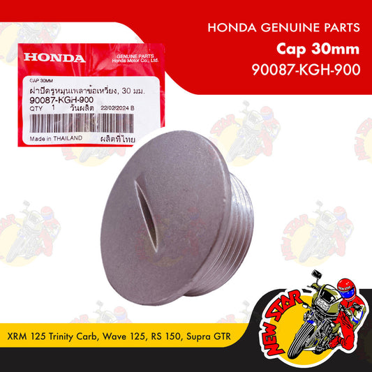 90087-KGH-900 | Cap 30mm | Genuine Honda parts | XRM 125 Trinity Carb Wave 125 RS 150 Supra GTR