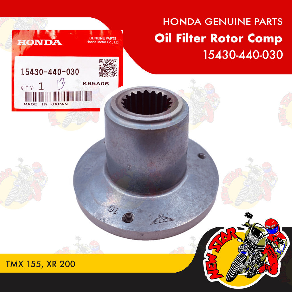 15430-440-030 | Oil Filter Rotor Comp | Genuine Honda parts | TMX 155 XR 200
