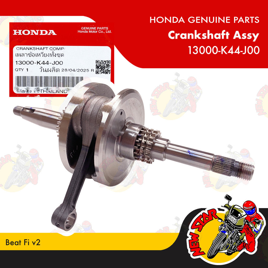 13000-K44-J00 | Crankshaft Assy | Genuine Honda parts | Beat Fi v2