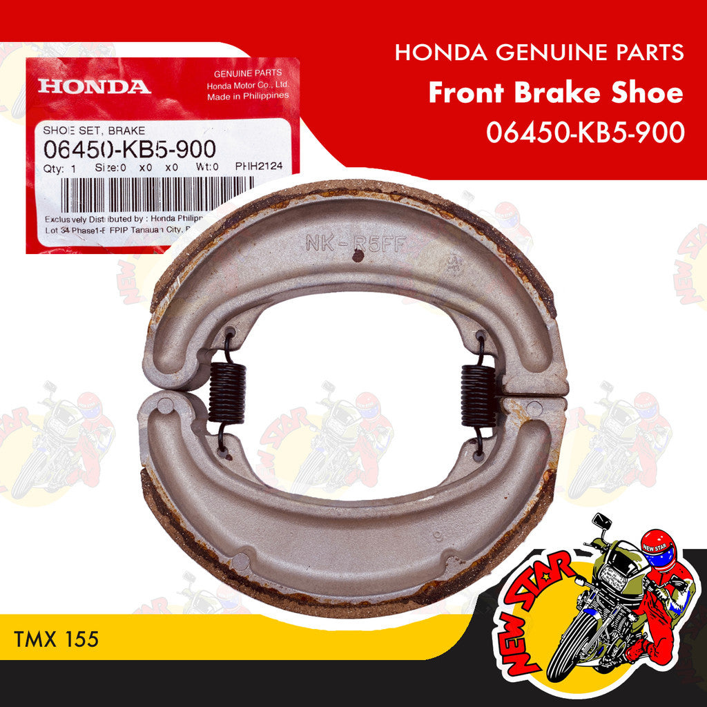 06450-KB5-900 | Front Brake Shoe | Genuine Honda parts | TMX 155
