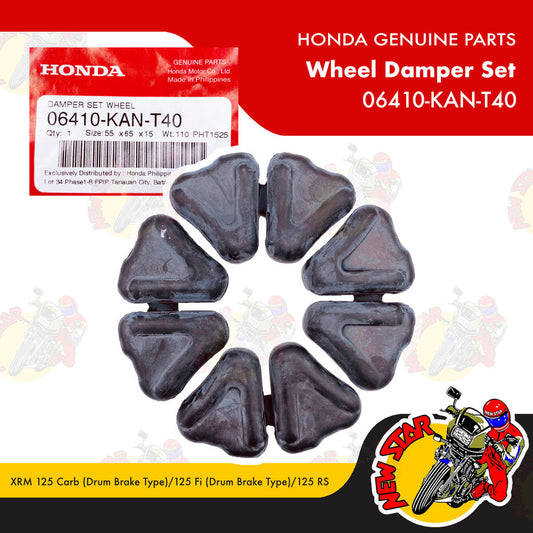 06410-KAN-T40 | Wheel Damper Set | Genuine Honda parts | XRM 125 Carb (Drum Brake Type)
