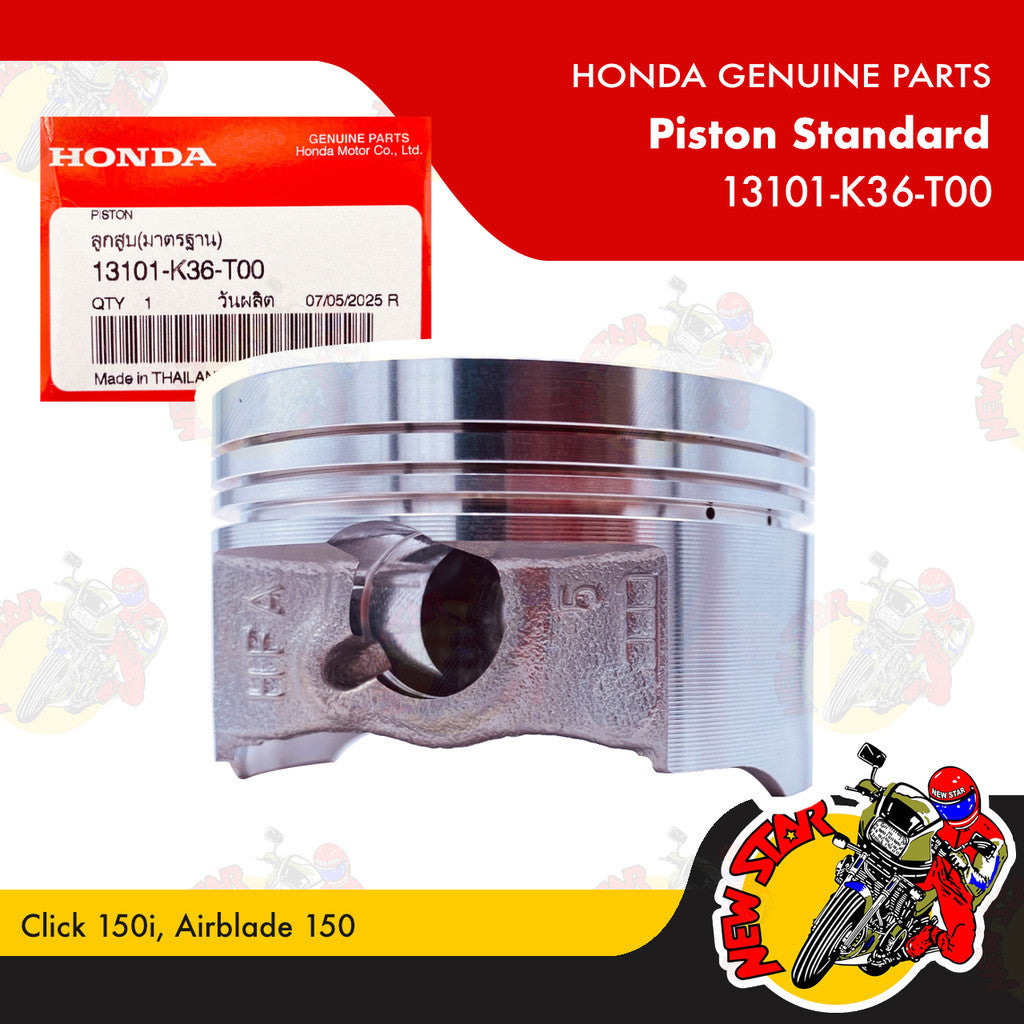 13101-K36-T00 | Piston Standard | Genuine Honda parts | Click 150i Airblade 150