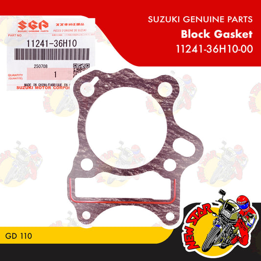 11241-36H10-00 | Block Gasket | Genuine Suzuki parts | GD 110