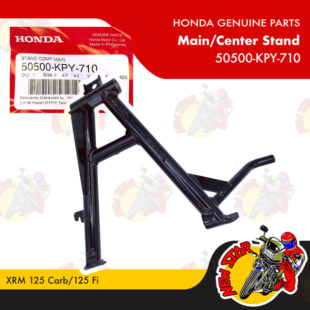 50500-KPY-710 | Main/Center Stand | Genuine Honda parts | XRM 125 Carb/125 Fi