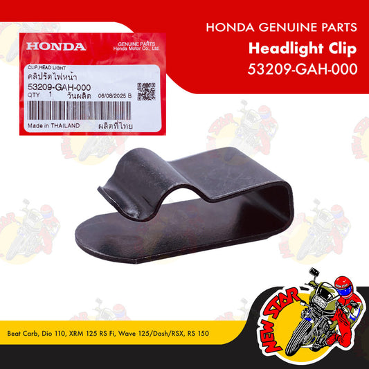 53209-GAH-000 | Headlight Clip | Genuine Honda parts | Beat Carb Dio 110 XRM 125 RS Fi Wave 125
