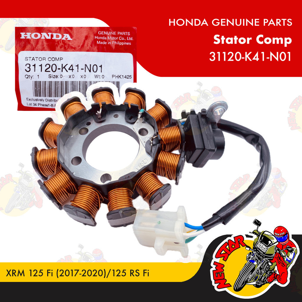 31120-K41-N01 | Stator Comp | Genuine Honda parts | XRM 125 Fi (2017-2020)/125 RS Fi