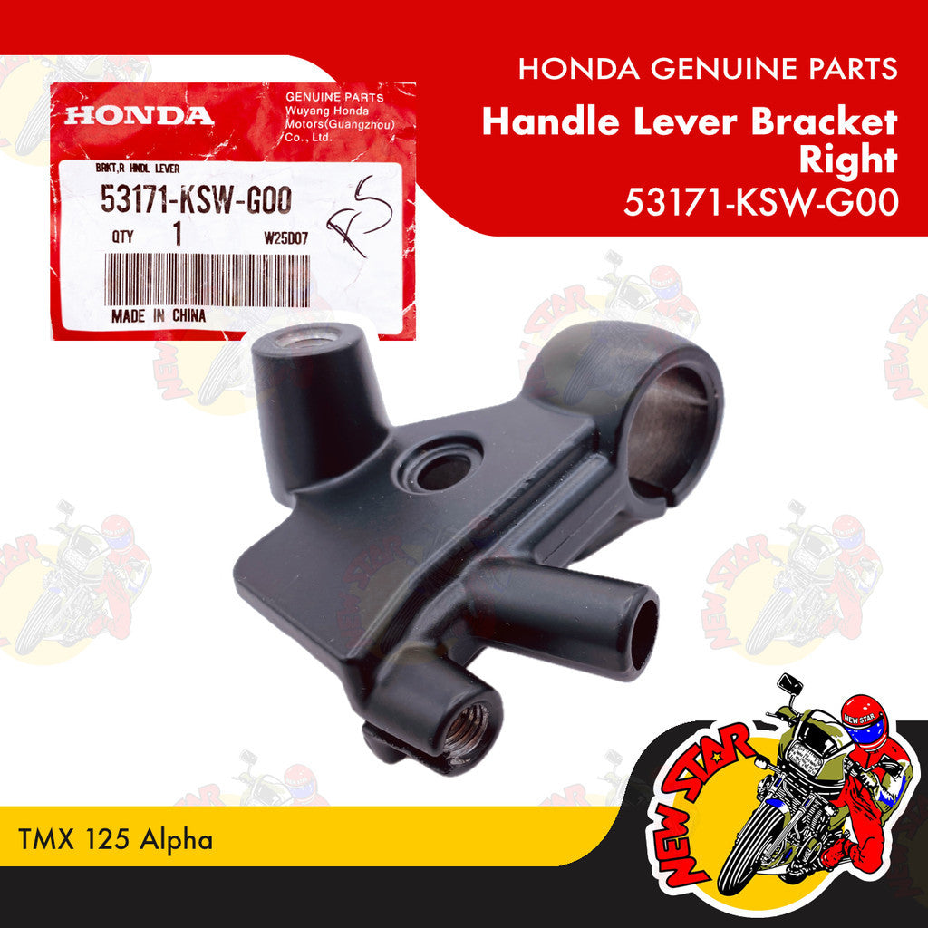 53171-KSW-G00 | Handle Lever Bracket Right | Genuine Honda parts | TMX 125 Alpha
