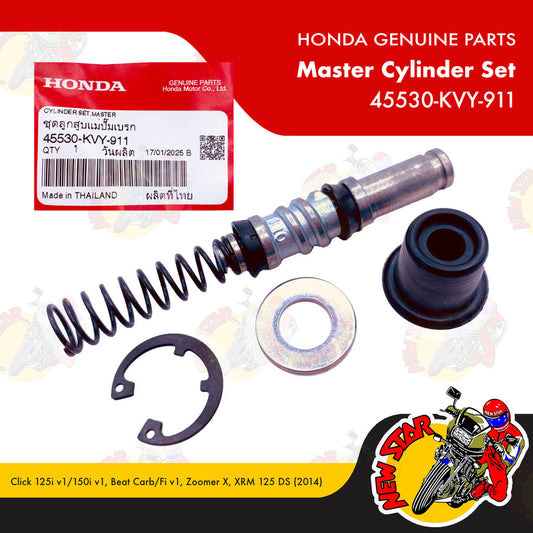 45530-KVY-911 | Master Cylinder Set | Genuine Honda parts | Click 125i v1/150i v1 Beat Carb/Fi v1