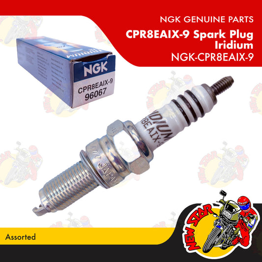 NGK-CPR8EAIX-9 | CPR8EAIX-9 Spark Plug Iridium | Genuine NGK parts | Assorted