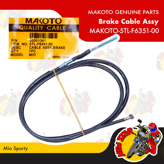 MAKOTO-5TL-F6351-00 | Brake Cable Assy | Genuine Makoto parts | Mio Sporty