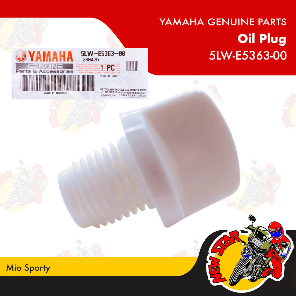 5LW-E5363-00 | Oil Plug | Genuine Yamaha parts | Mio Sporty