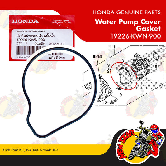 19226-KWN-900 | Water Pump Cover Gasket | Genuine Honda parts | Click 125i/150i PCX 150