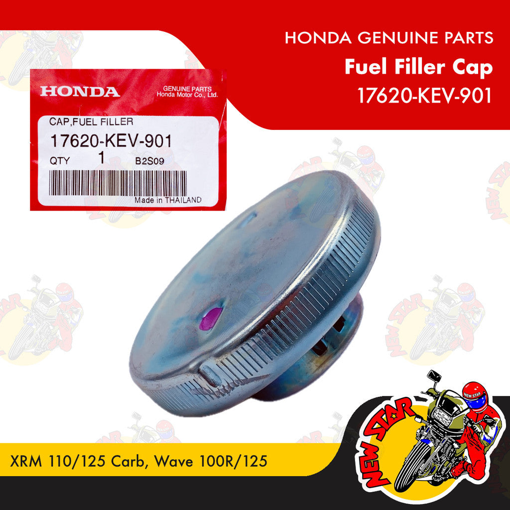 17620-KEV-901 | Fuel Filler Cap | Genuine Honda parts | XRM 110/125 Carb Wave 100R/125