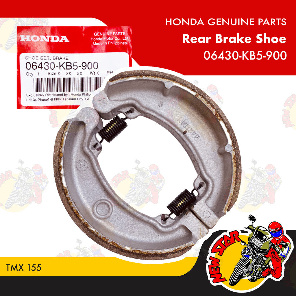 06430-KB5-900 | Rear Brake Shoe | Genuine Honda parts | TMX 155